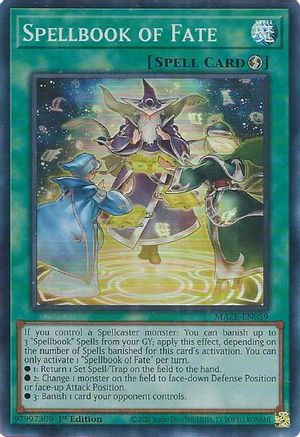 Spellbook of Fate [MAZE-EN059] Super Rare - Trinity Hobby