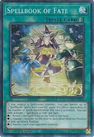 Spellbook of Fate [MAZE-EN059] Collector's Rare - Trinity Hobby