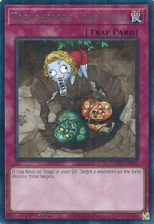 Treacherous Trap Hole [MAZE-EN066] Rare - Trinity Hobby