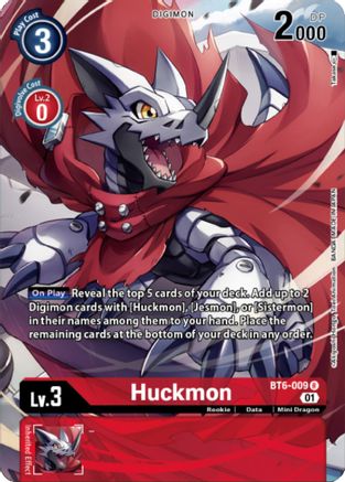 Huckmon [BT6-009] (Digimon Royal Knights Card Set) [Double Diamond Promos] - Trinity Hobby