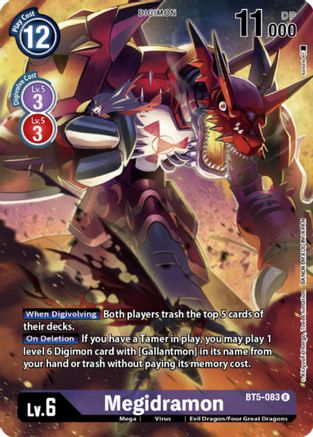 Megidramon [BT5-083] (Digimon Card Game Deck Box Set) [Battle of Omni Promos] - Trinity Hobby