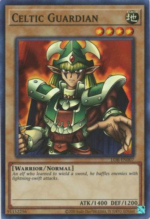 Celtic Guardian (25th Anniversary) [LOB-EN007] Super Rare - Trinity Hobby