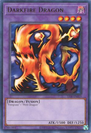 Darkfire Dragon (25th Anniversary) [LOB-EN019] Rare - Trinity Hobby