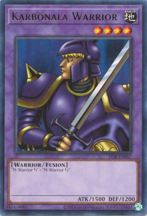 Karbonala Warrior (25th Anniversary) [LOB-EN067] Rare - Trinity Hobby