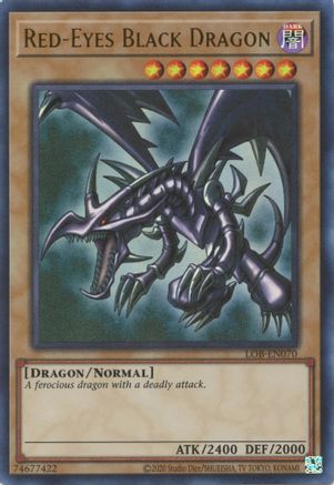 Red-Eyes Black Dragon (25th Anniversary) [LOB-EN070] Ultra Rare - Trinity Hobby
