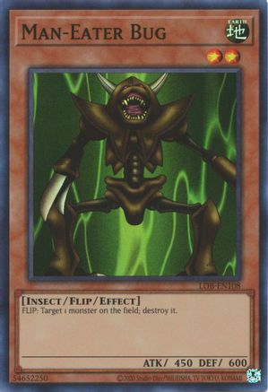 Man-Eater Bug (25th Anniversary) [LOB-EN108] Super Rare - Trinity Hobby