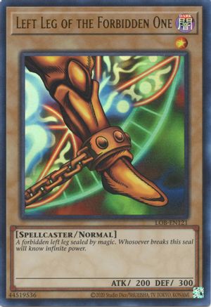 Left Leg of the Forbidden One (25th Anniversary) [LOB-EN121] Ultra Rare - Trinity Hobby