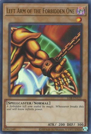 Left Arm of the Forbidden One (25th Anniversary) [LOB-EN123] Ultra Rare - Trinity Hobby