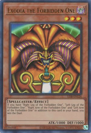 Exodia the Forbidden One (25th Anniversary) [LOB-EN124] Ultra Rare - Trinity Hobby