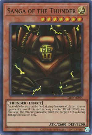 Sanga of the Thunder (25th Anniversary) [MRD-EN025] Super Rare - Trinity Hobby