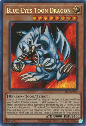 Blue-Eyes Toon Dragon (25th Anniversary) [SRL-EN000] Secret Rare - Trinity Hobby