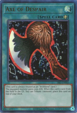 Axe of Despair (25th Anniversary) [SRL-EN002] Ultra Rare - Trinity Hobby