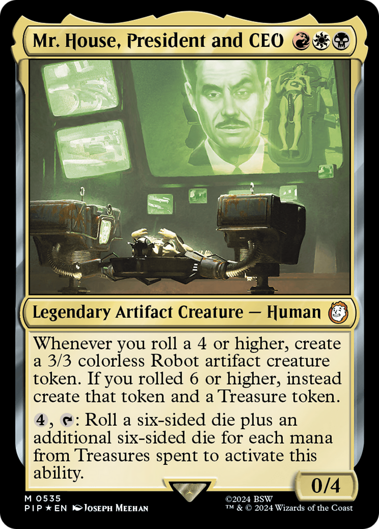 Mr. House, President and CEO (Surge Foil) [Fallout] - Trinity Hobby