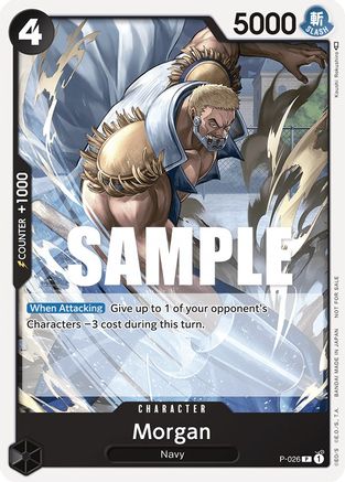 Morgan (Pirates Party Vol. 2) (P-026) - [One Piece Promotion Cards] - Trinity Hobby