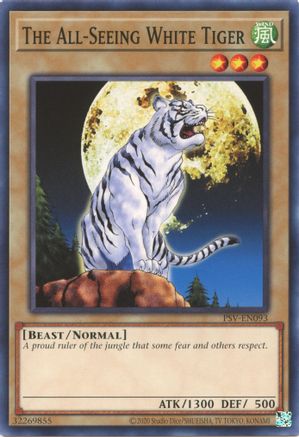The All-Seeing White Tiger (25th Anniversary) [PSV-EN093] Common - Trinity Hobby