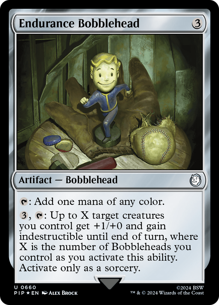 Endurance Bobblehead (Surge Foil) [Fallout] - Trinity Hobby