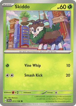 Skiddo (011/198) [Scarlet & Violet: Base Set] - Trinity Hobby