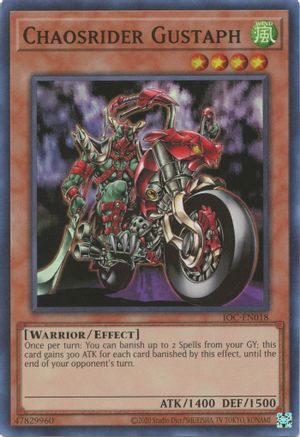 Chaosrider Gustaph (25th Anniversary) [IOC-EN018] Super Rare - Trinity Hobby