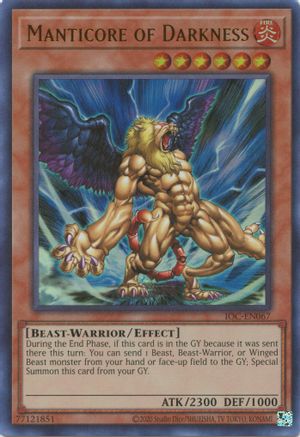 Manticore of Darkness (25th Anniversary) [IOC-EN067] Ultra Rare - Trinity Hobby