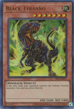 Black Tyranno (25th Anniversary) [IOC-EN075] Ultra Rare - Trinity Hobby