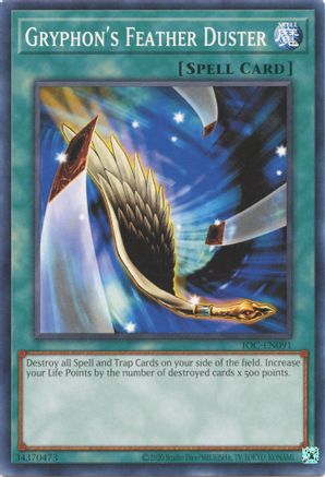 Gryphon's Feather Duster (25th Anniversary) [IOC-EN091] Common - Trinity Hobby