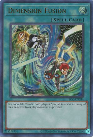 Dimension Fusion (25th Anniversary) [IOC-EN094] Ultra Rare - Trinity Hobby