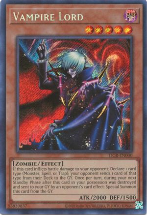Vampire Lord (25th Anniversary) [DCR-EN000] Secret Rare - Trinity Hobby