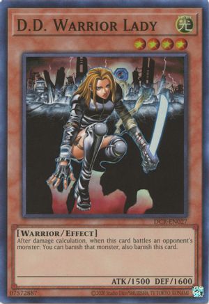 D.D. Warrior Lady (25th Anniversary) [DCR-EN027] Super Rare - Trinity Hobby