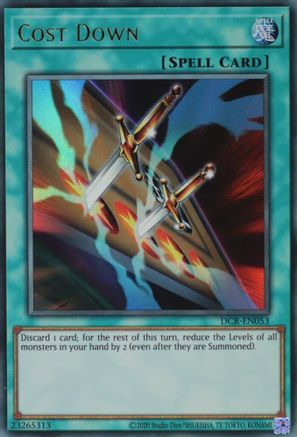 Cost Down (25th Anniversary) [DCR-EN053] Ultra Rare - Trinity Hobby