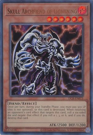 Skull Archfiend of Lightning (25th Anniversary) [DCR-EN073] Ultra Rare - Trinity Hobby