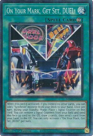 On Your Mark, Get Set, DUEL! [MAZE-EN016] Collector's Rare - Trinity Hobby
