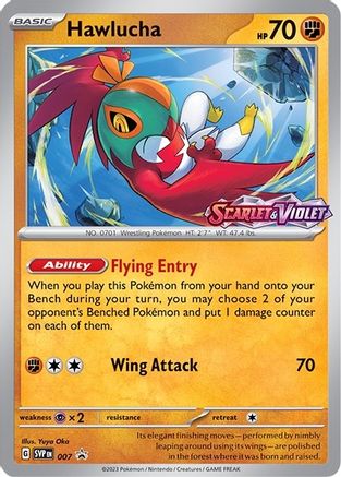 Hawlucha (007) [Scarlet & Violet: Black Star Promos] - Trinity Hobby