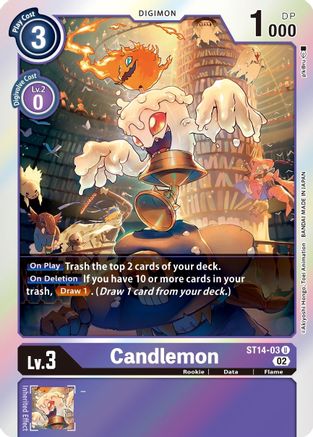Candlemon [ST14-03] [Starter Deck: Beelzemon Advanced Deck Set] - Trinity Hobby