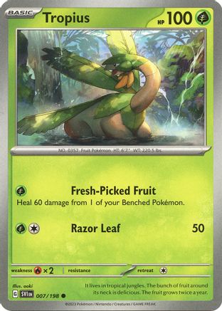 Tropius (007/198) [Scarlet & Violet: Base Set] - Trinity Hobby