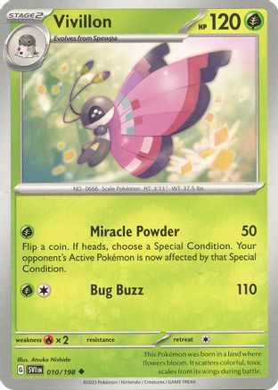 Vivillon (010/198) [Scarlet & Violet: Base Set] - Trinity Hobby