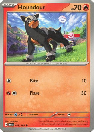 Houndour (033/198) [Scarlet & Violet: Base Set] - Trinity Hobby