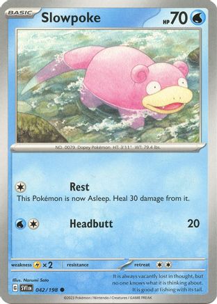 Slowpoke (042/198) [Scarlet & Violet: Base Set] - Trinity Hobby