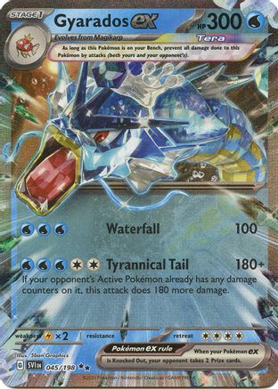 Gyarados ex (045/198) [Scarlet & Violet: Base Set] - Trinity Hobby