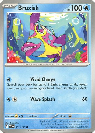 Bruxish (051/198) [Scarlet & Violet: Base Set] - Trinity Hobby