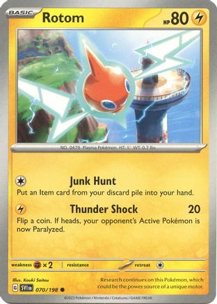 Rotom (070/198) [Scarlet & Violet: Base Set] - Trinity Hobby