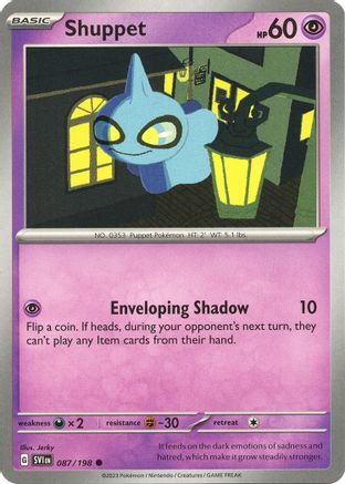 Shuppet (087/198) [Scarlet & Violet: Base Set] - Trinity Hobby