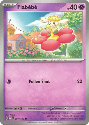 Flabebe (091/198) [Scarlet & Violet: Base Set] - Trinity Hobby