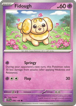 Fidough (098/198) [Scarlet & Violet: Base Set] - Trinity Hobby