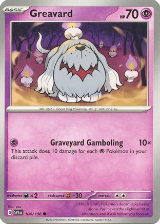 Greavard (104/198) [Scarlet & Violet: Base Set] - Trinity Hobby