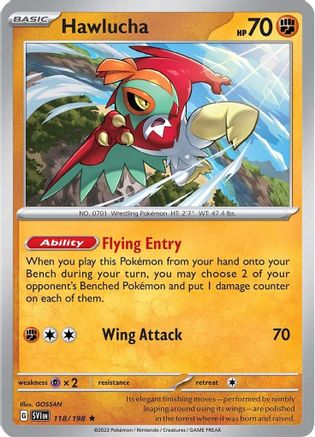 Hawlucha (118/198) [Scarlet & Violet: Base Set] - Trinity Hobby
