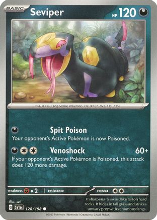Seviper (128/198) [Scarlet & Violet: Base Set] - Trinity Hobby
