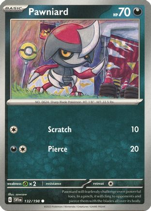 Pawniard (132/198) [Scarlet & Violet: Base Set] - Trinity Hobby