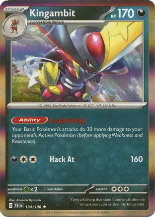 Kingambit (134/198) [Scarlet & Violet: Base Set] - Trinity Hobby