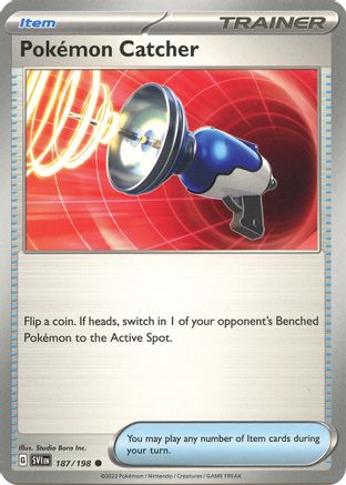 Pokemon Catcher (187/198) [Scarlet & Violet: Base Set] - Trinity Hobby