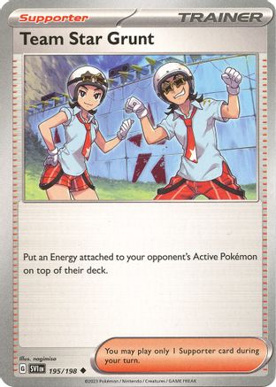 Team Star Grunt (195/198) [Scarlet & Violet: Base Set] - Trinity Hobby
